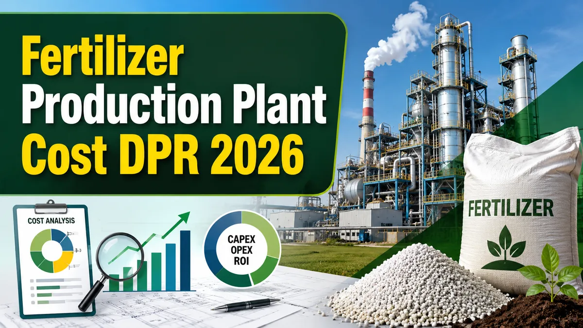 Fertilizer Production Detailed Project Report (DPR) 2026: Financial ...